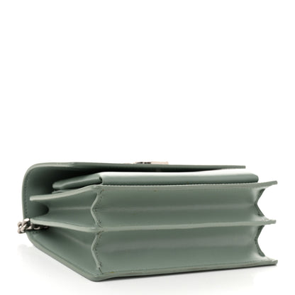 Saint Laurent Calfskin Small Monogram Sunset Vert Opaline 4 of 10