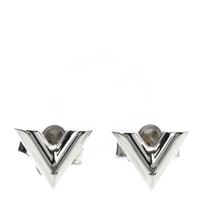 Louis Vuitton Essential V Stud Earrings Silver 1 of 4