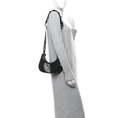 Celine Mesh Ava Trekking Shoulder Bag Black 2 of 10