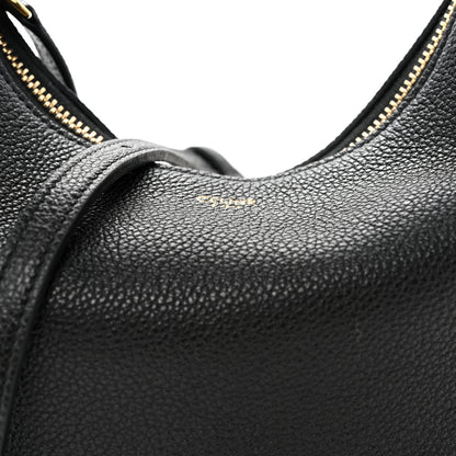 Celine Supple Grained Calfskin Teen Lulu Shoulder Bag Black 7 of 9