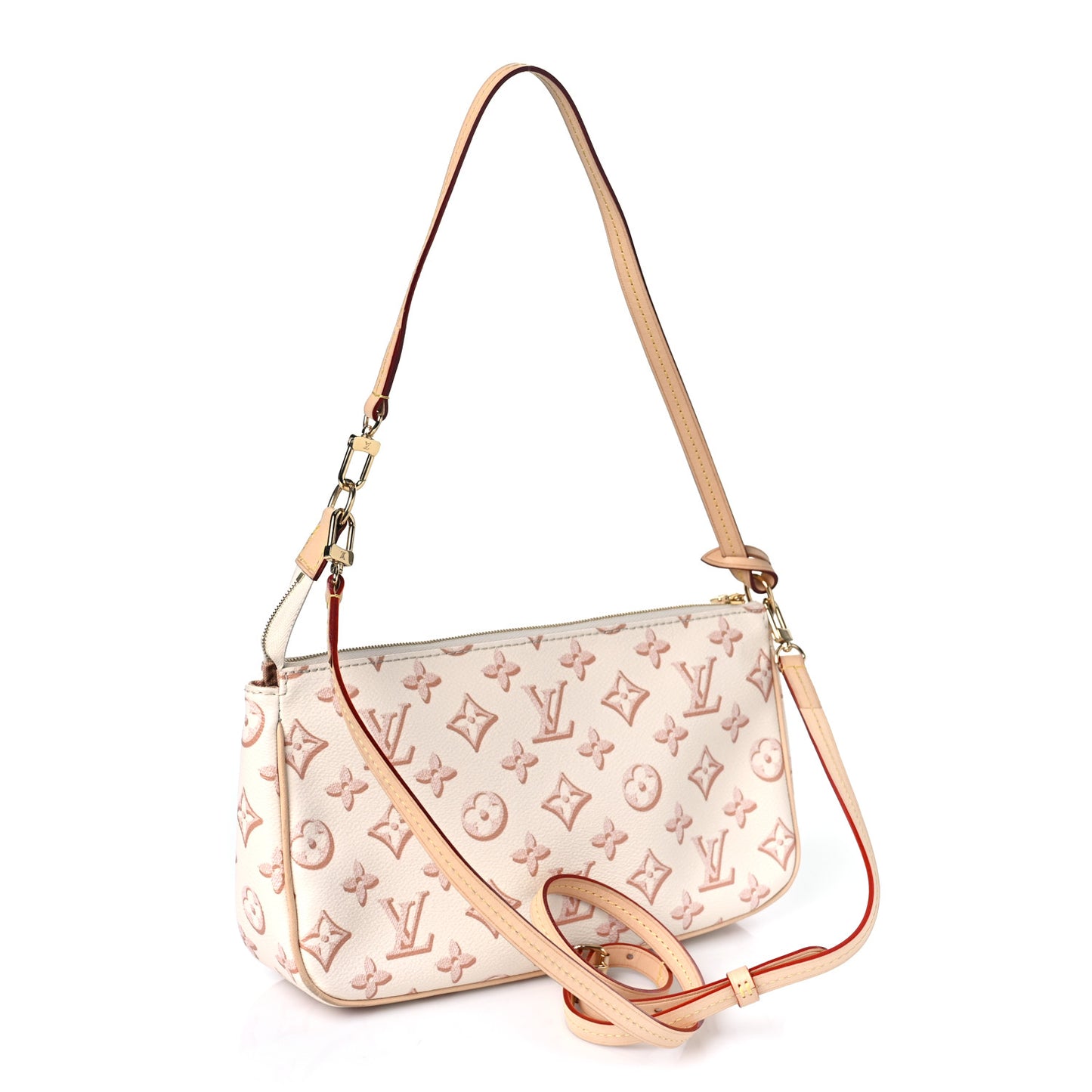 Monogram Fall For You Maxi Multi Pochette Accessories Beige Clair