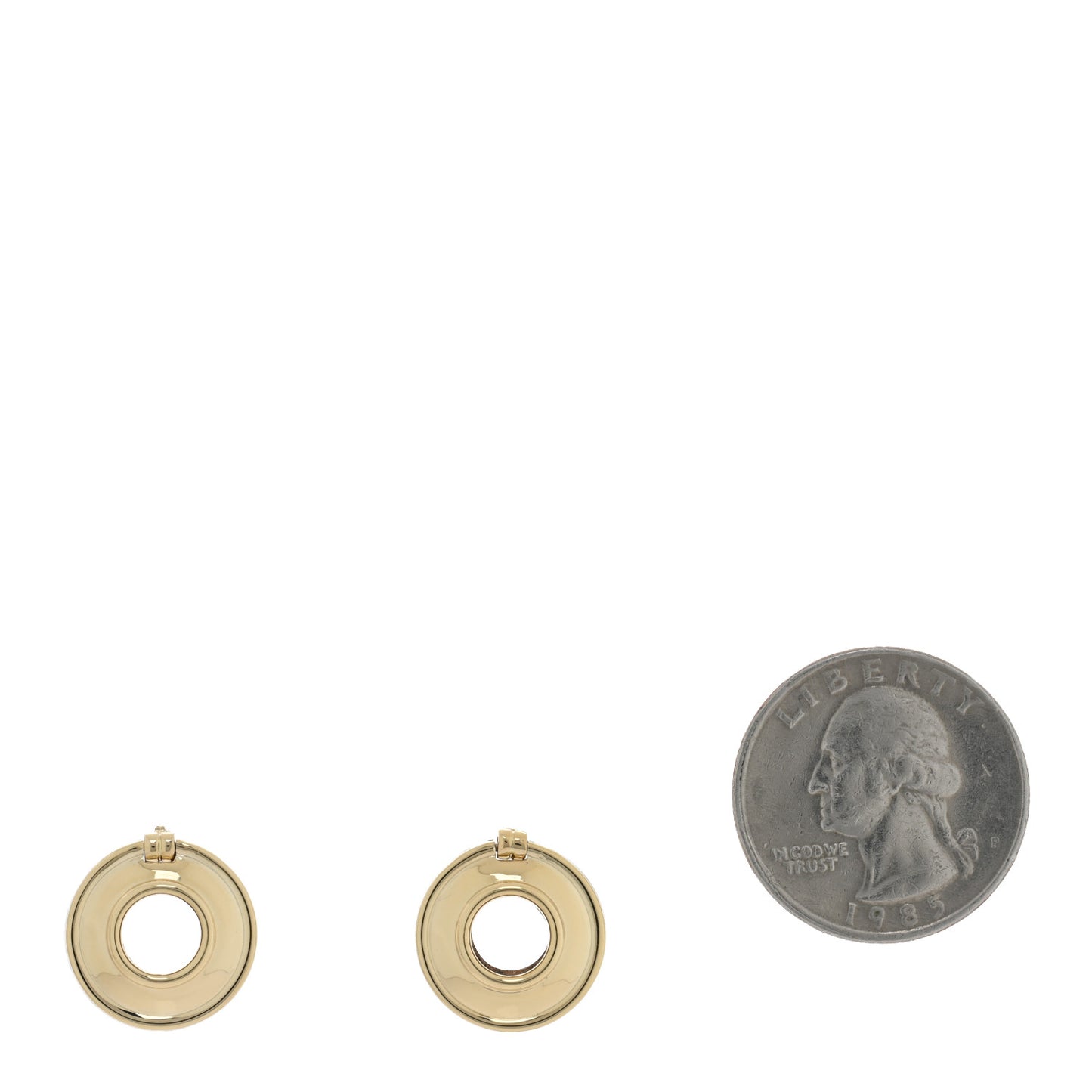 Sterling Silver 18K Yellow Gold Paloma Picasso Magic Disc Earrings