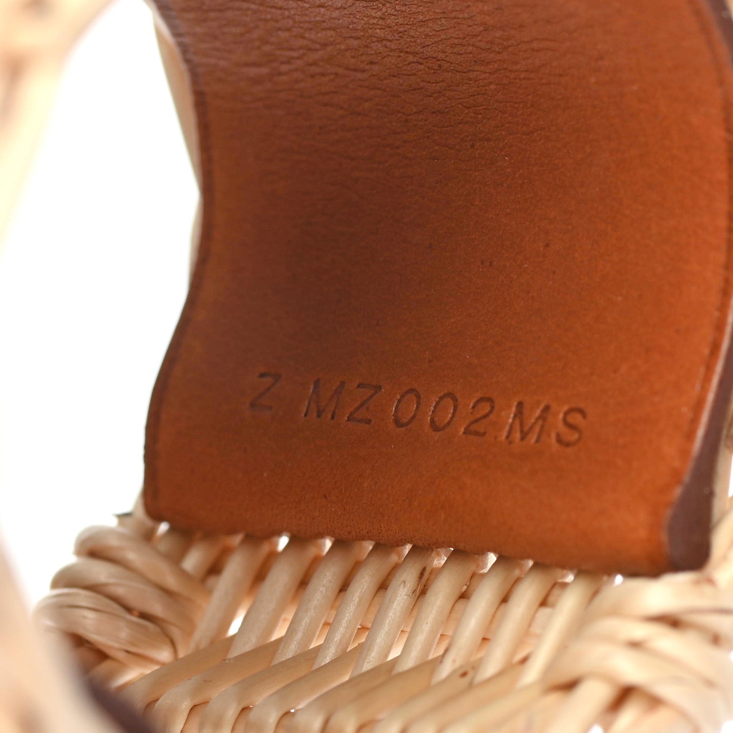Wicker Barenia Medor Picnic Cuff Bracelet T2 Fauve