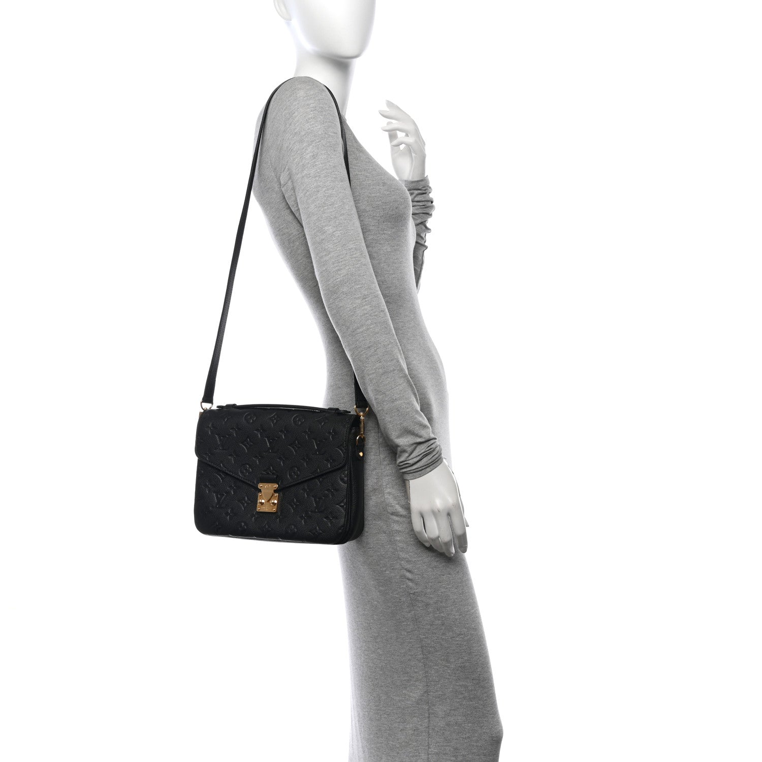 Louis Vuitton Empreinte Pochette Metis Black 2 of 11