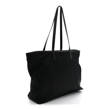 Prada Tessuto Nylon Logo Tote Black 3 of 12