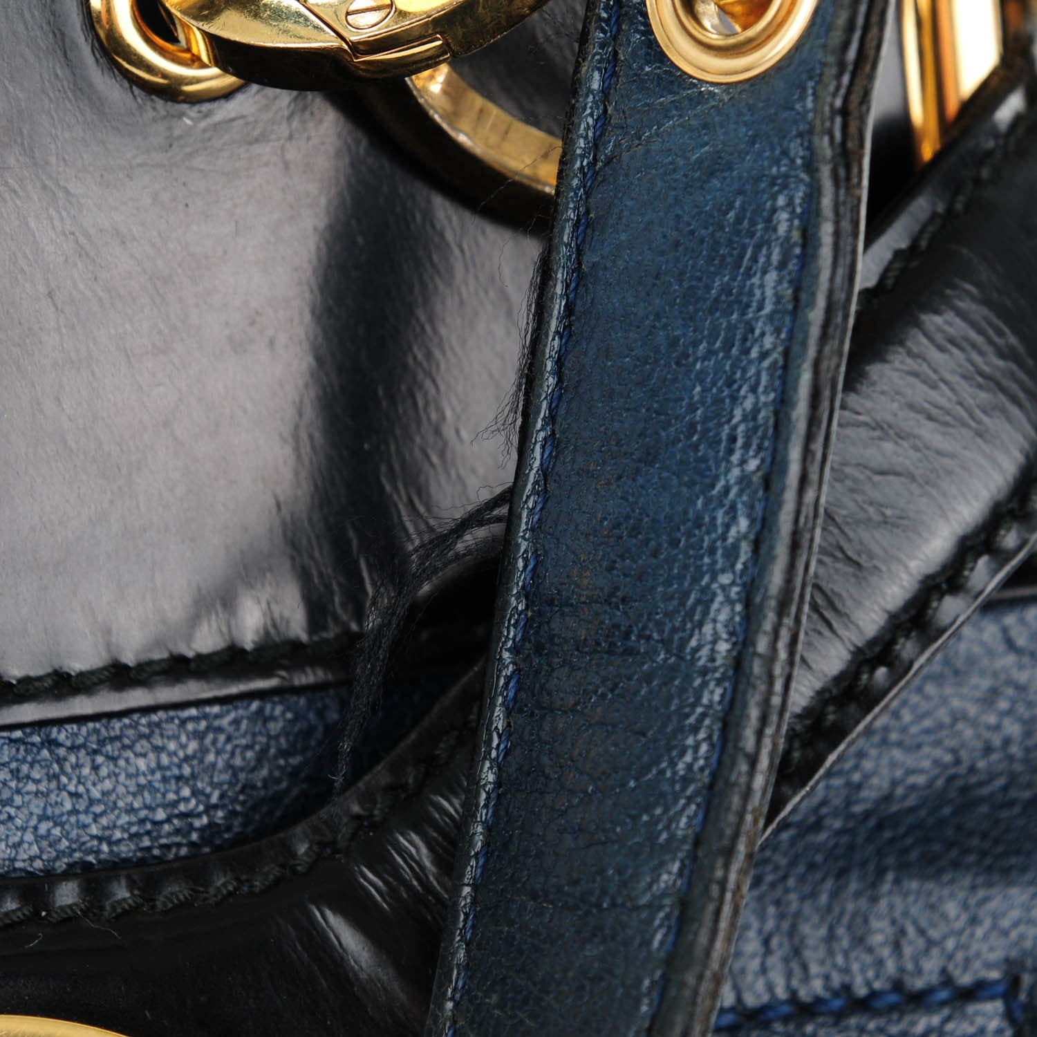 Balenciaga Chevre Lune Medium MM Tote Bleu 9 of 10