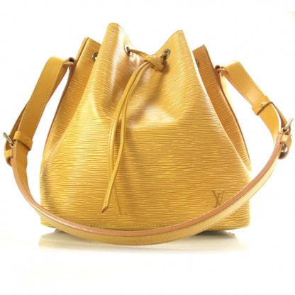 Louis Vuitton Epi Petit Noe Yellow 1 of 10