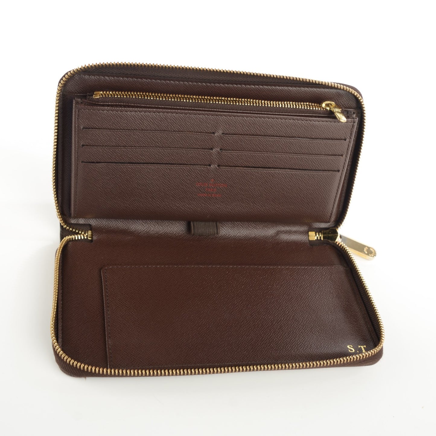 Damier Ebene Zippy Organizer Wallet