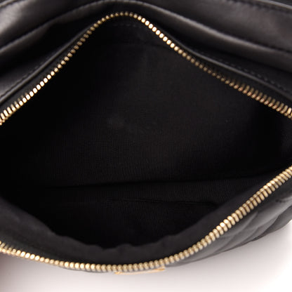 Chanel Calfskin Quilted Day Trips Camera Case Black 6 of 9