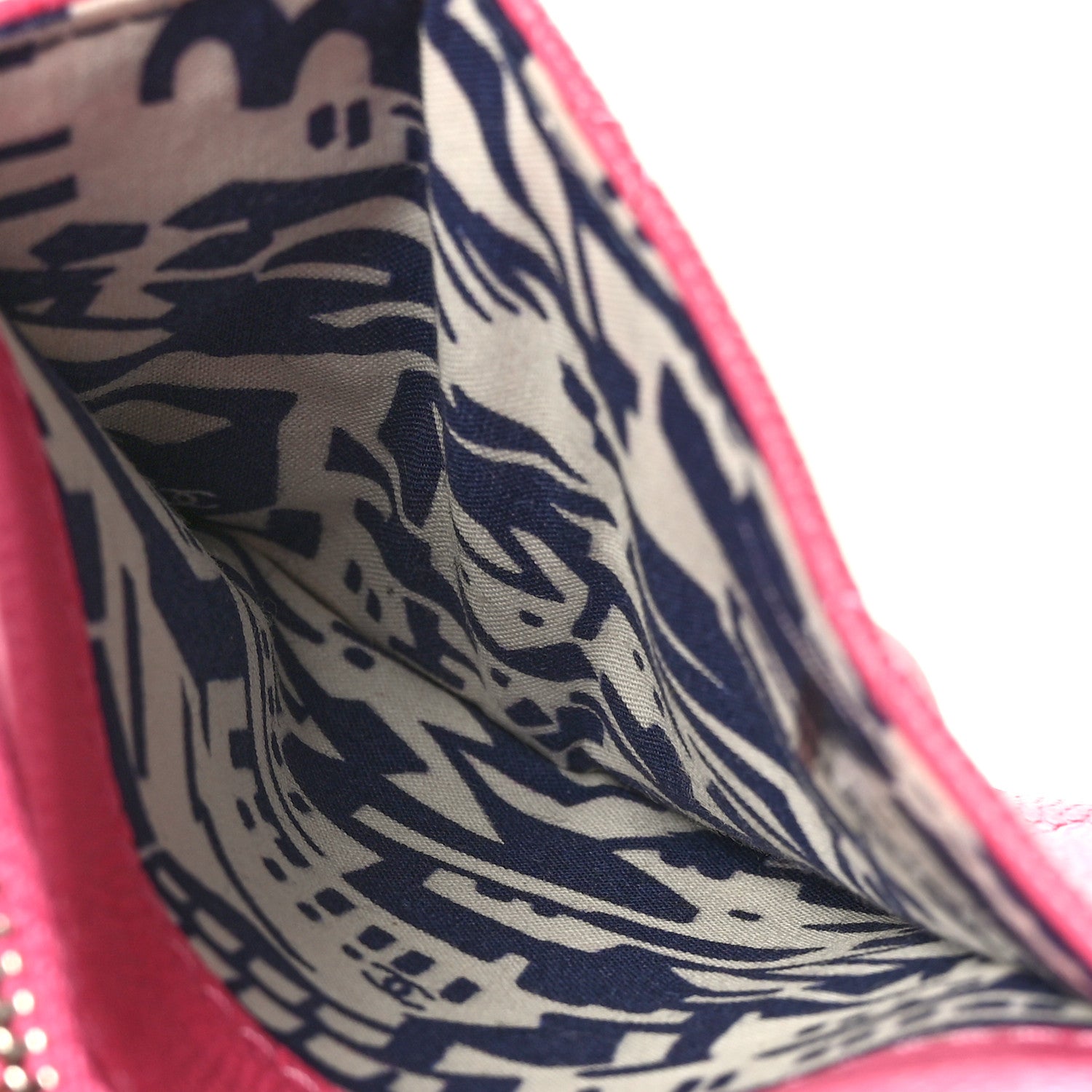 Chanel Caviar Quilted CC Zip Card Holder Pink 7 of 9