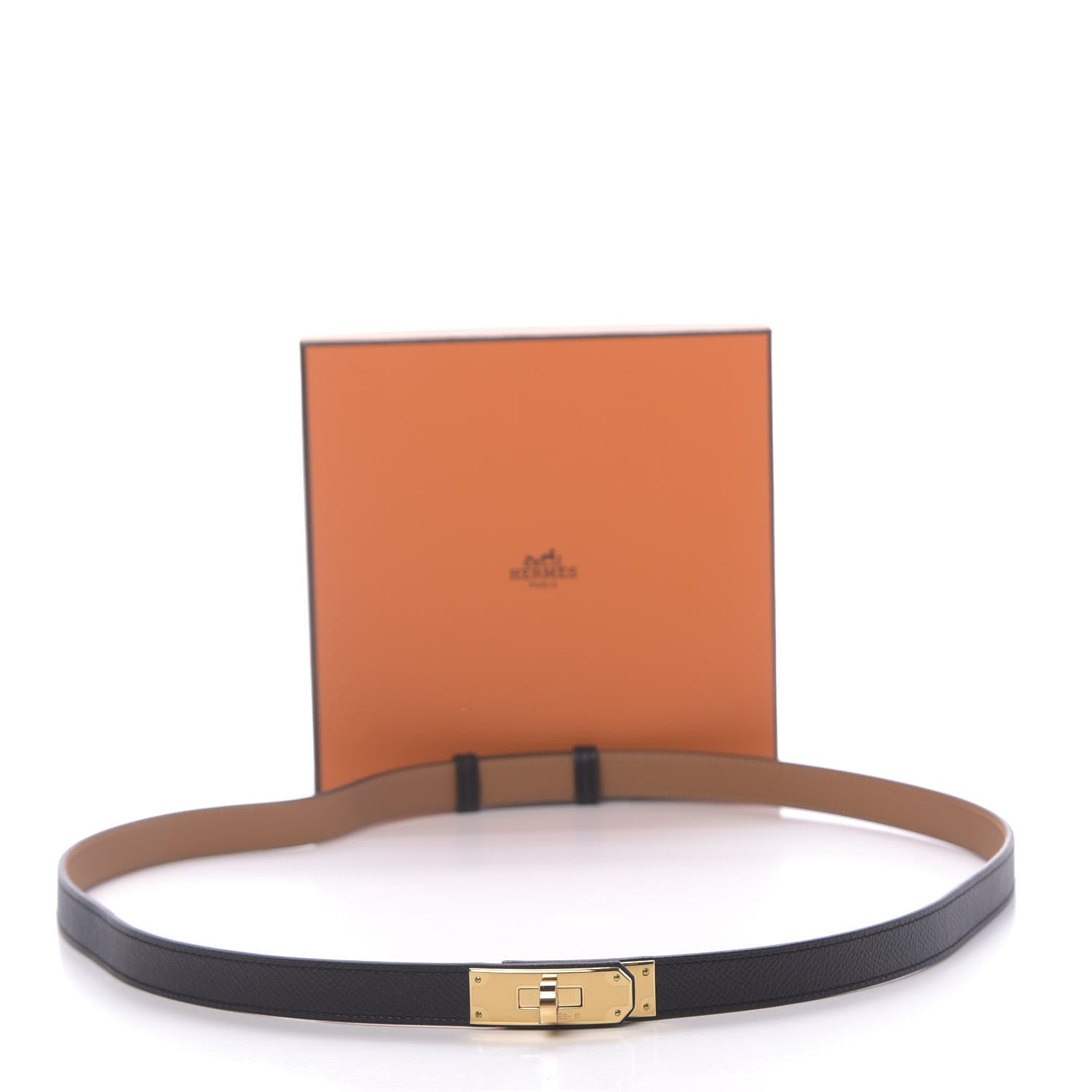 Hermes Epsom Kelly Belt Black 5 of 5