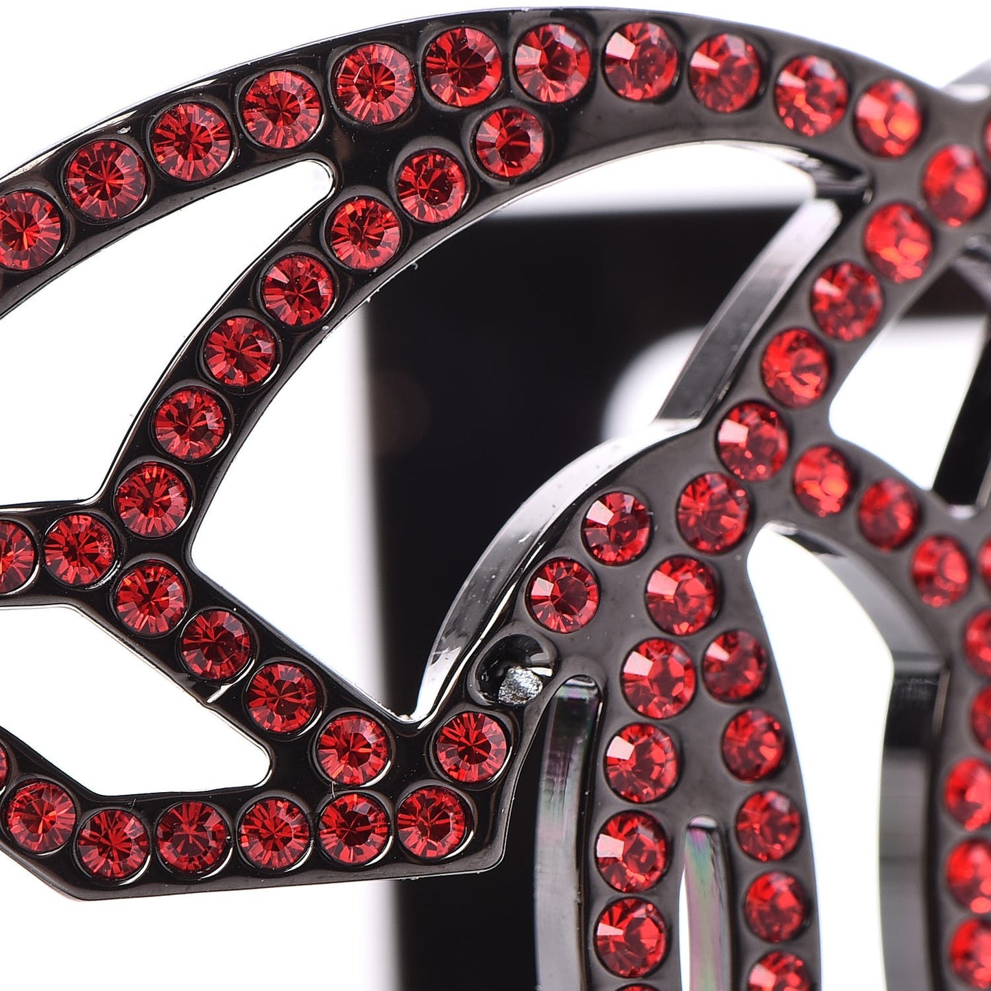 Crystal CC Cuff Red Black
