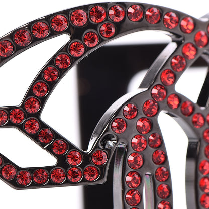 Chanel Crystal CC Cuff Red Black 5 of 8