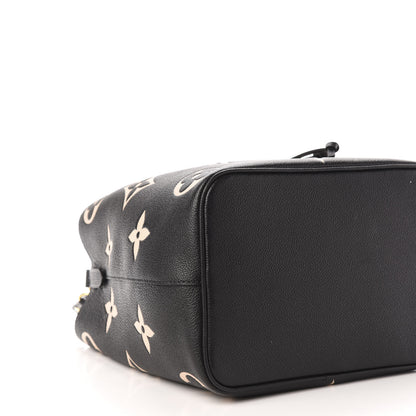 Louis Vuitton Empreinte Monogram Giant Neonoe MM Black Beige 9 of 13