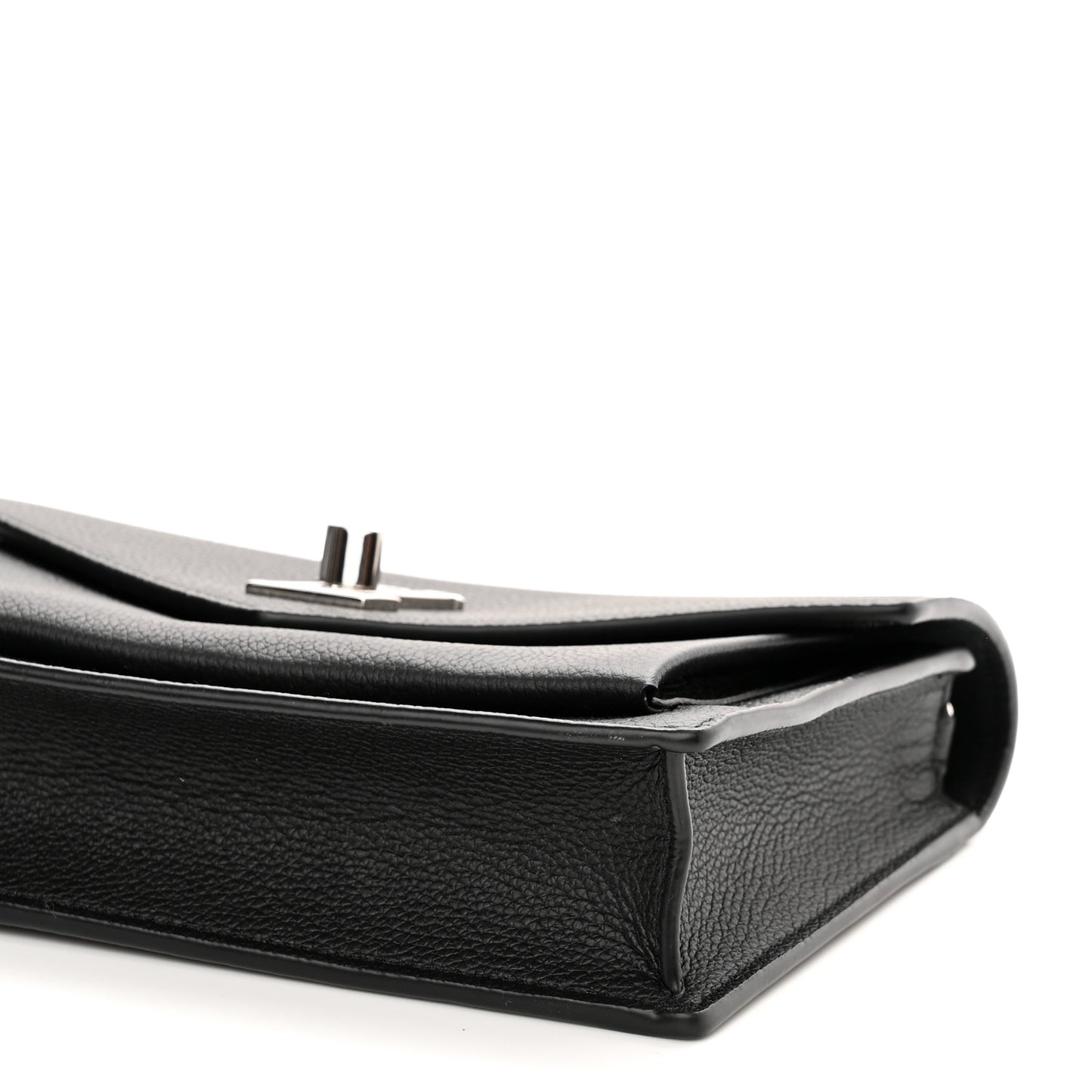 Soft Calfskin My Lockme Chain Pochette Black