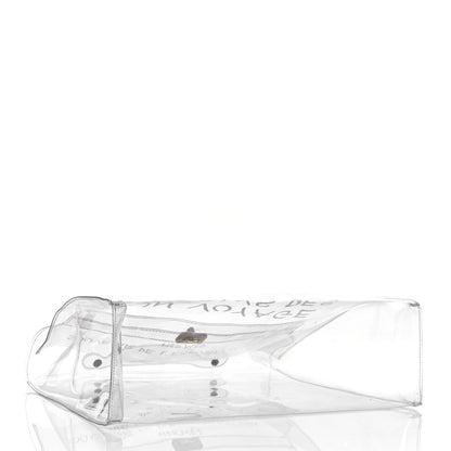 Hermes Vinyl Souvenir De L'Exposition Kelly Transparent 4 of 7
