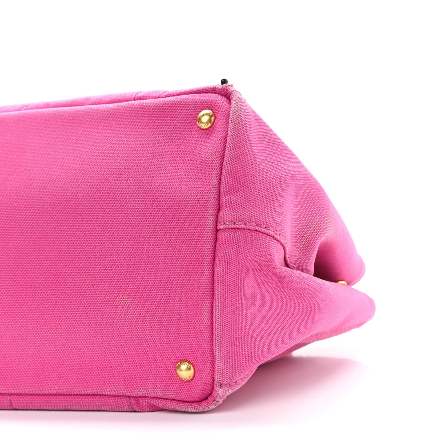 Prada Canapa Small Logo Shopping Tote Fuxia 10 of 20