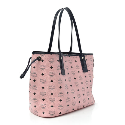 MCM Visetos Medium Liz Reversible Shopper Tote Soft Pink 5 of 14