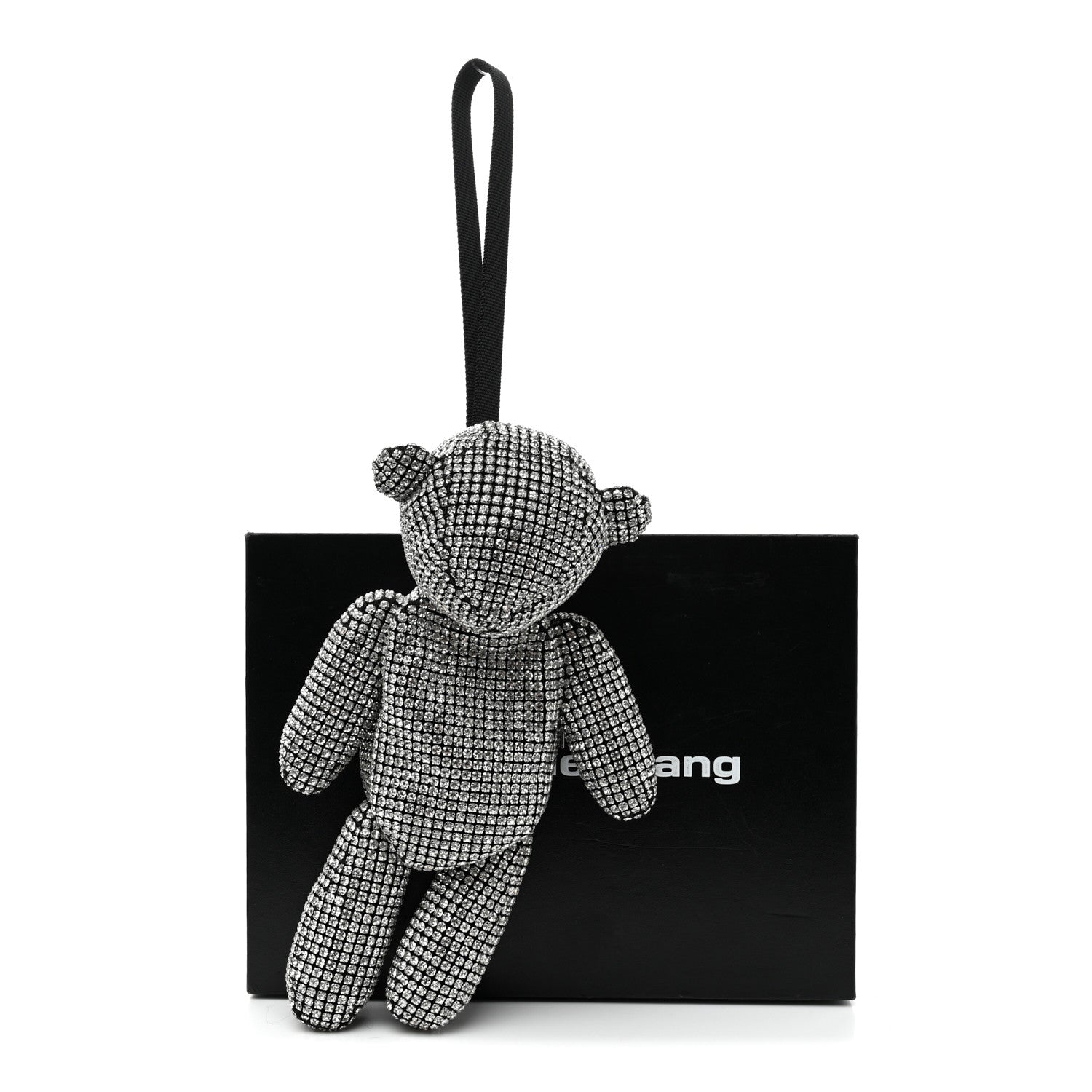 Alexander Wang Crystal Mesh Beiress Wristlet White 9 of 9