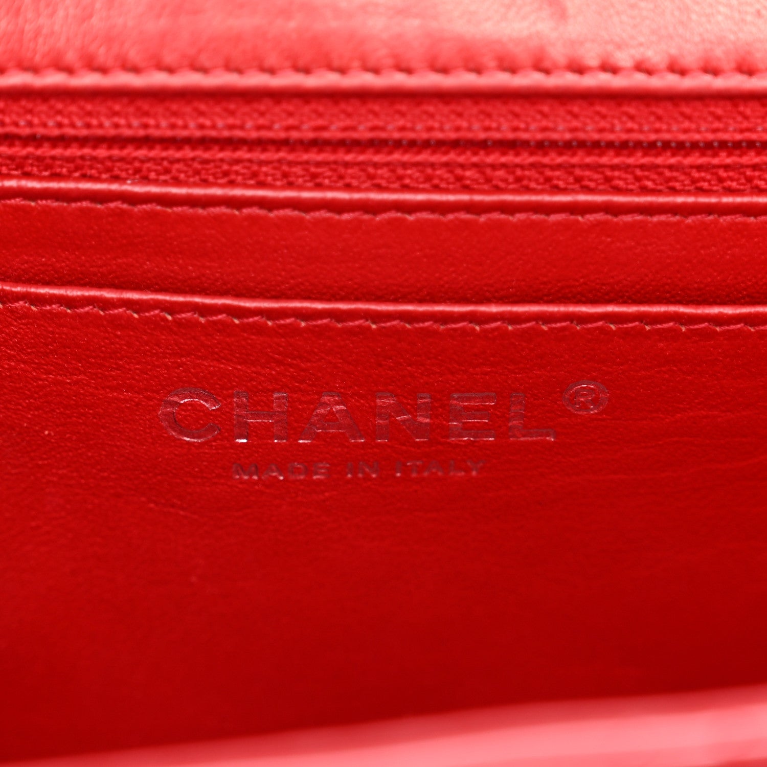 Chanel Patent Quilted Jumbo Single Flap Red 7 of 12