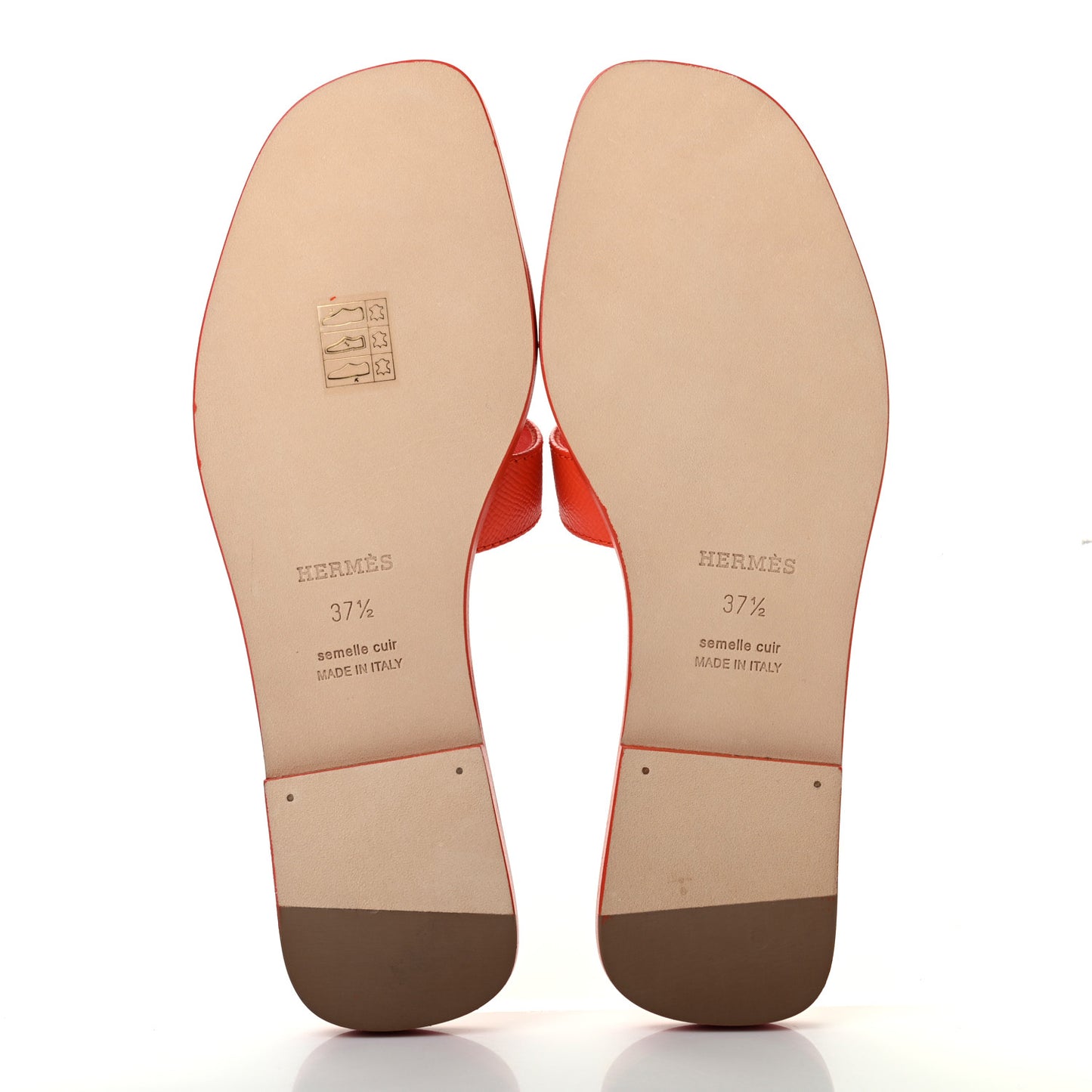 Epsom Oran Sandals 37.5 Orange Poppy