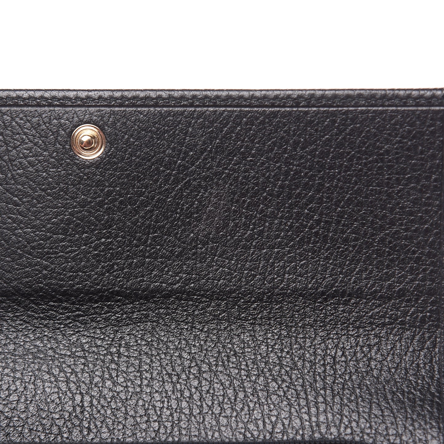 Dollar Calfskin Swing Continental Wallet Black