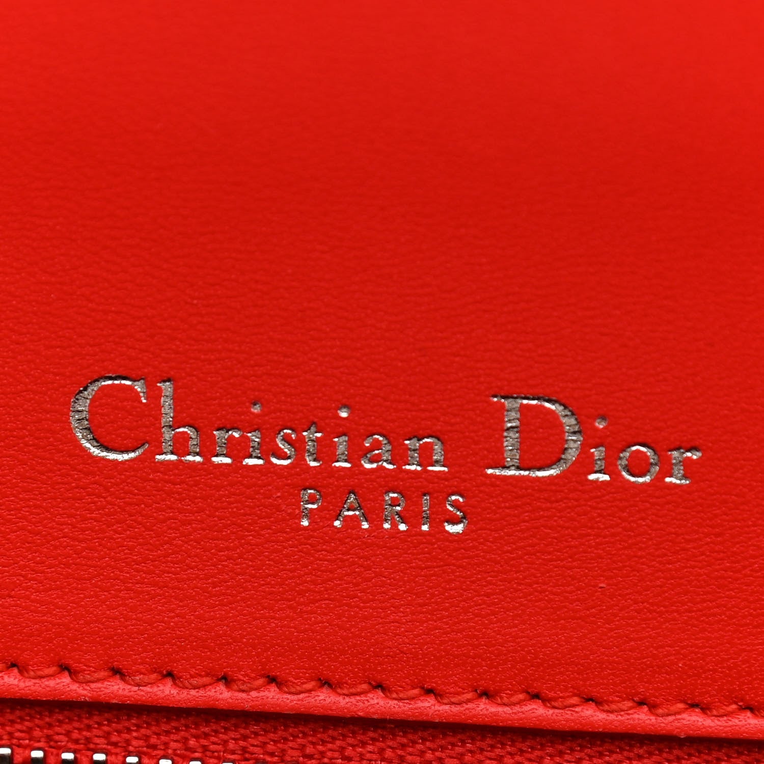 Christian Dior Patent Micro-Cannage Medium Diorama Flap Bag Red 5 of 10
