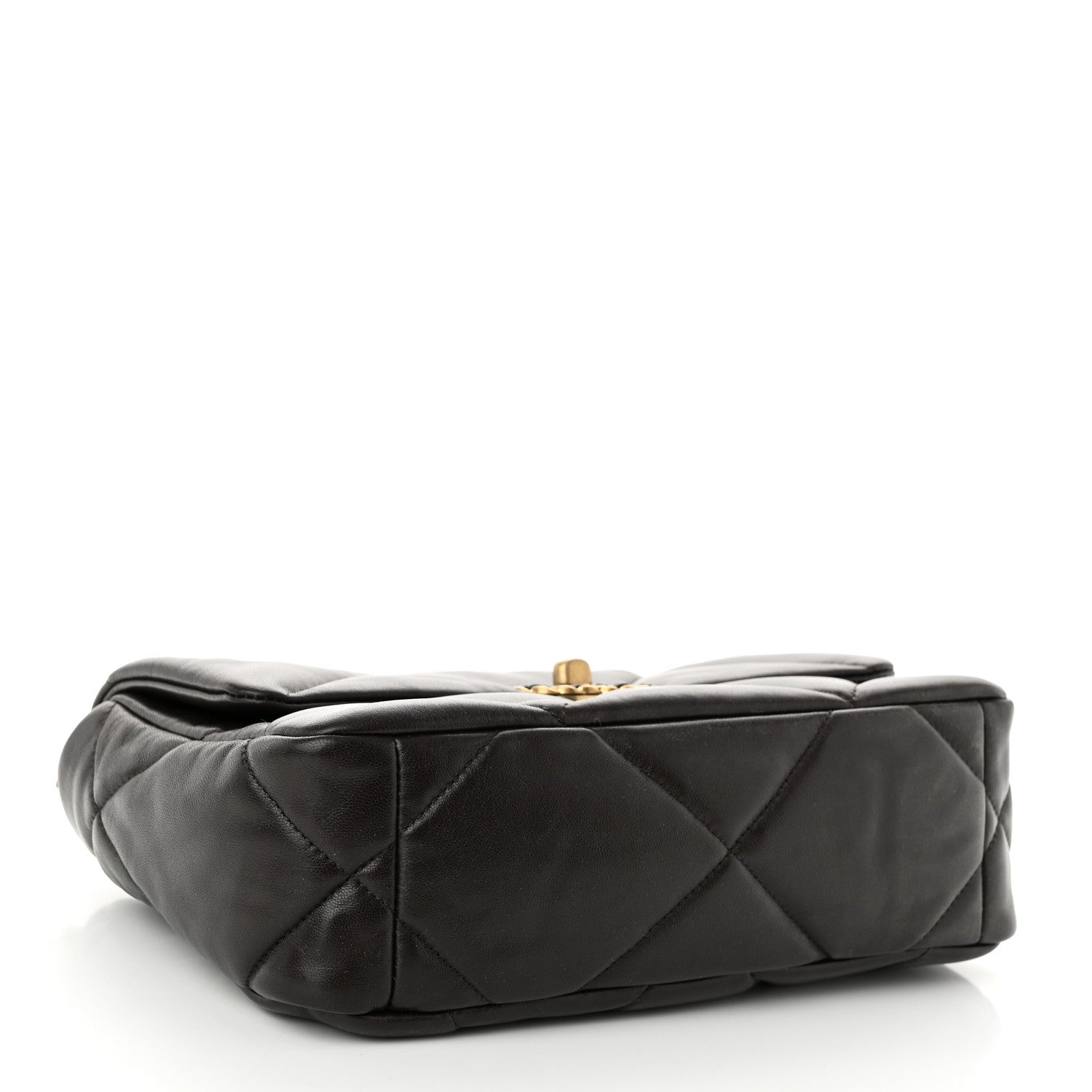 Chanel Lambskin Quilted Medium Chanel 19 Flap Dark Brown 4 of 11