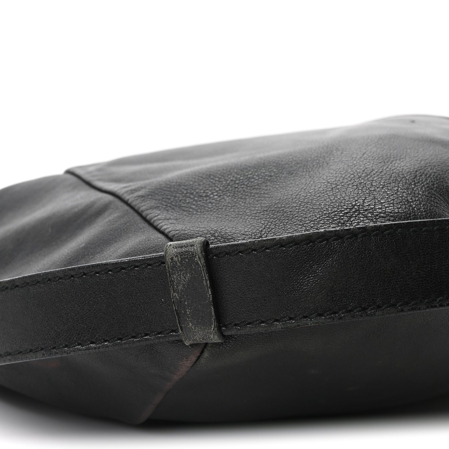 Buffalo Horn Small Mombasa Hobo Black