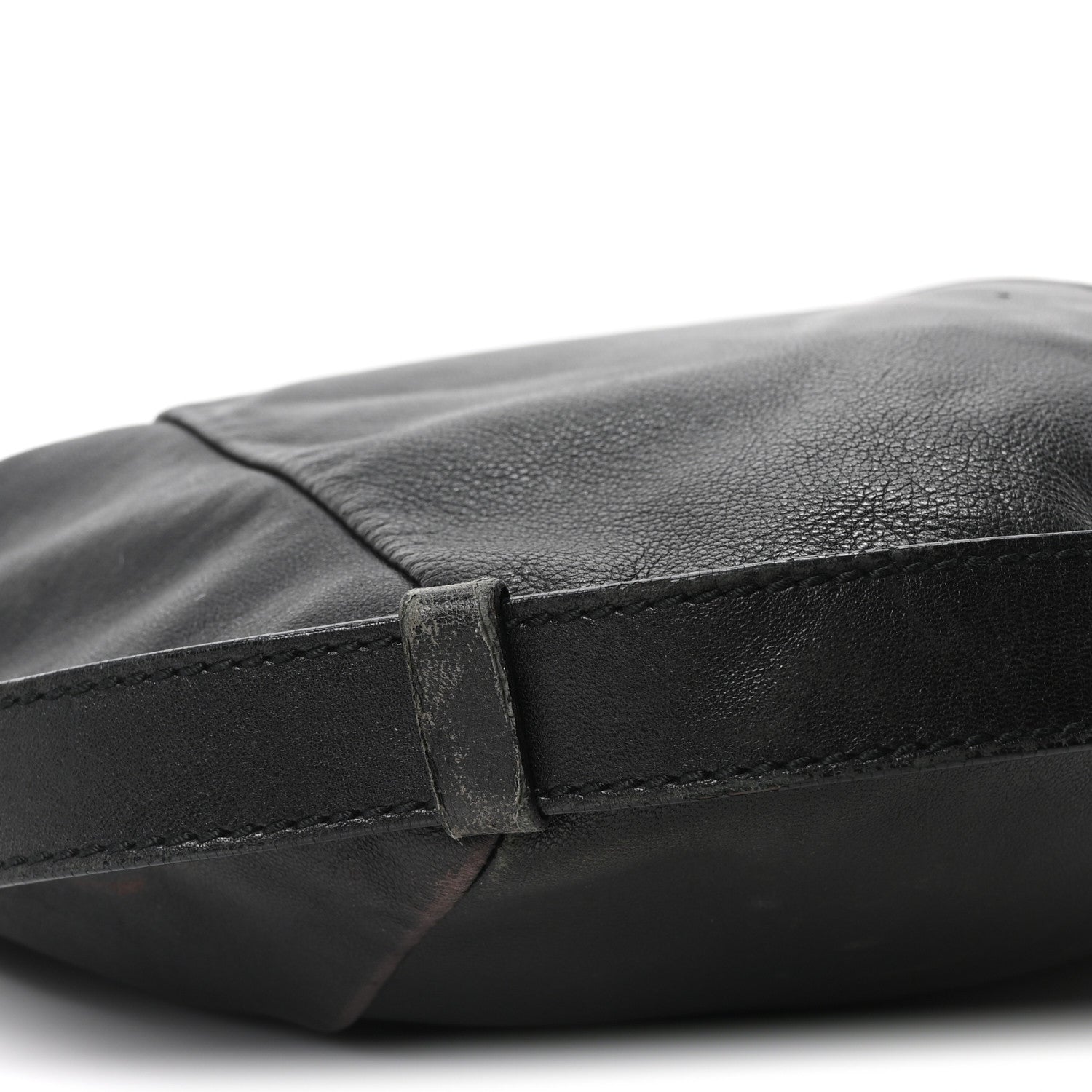 Saint Laurent Buffalo Horn Small Mombasa Hobo Black 8 of 9