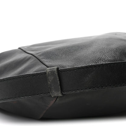Saint Laurent Buffalo Horn Small Mombasa Hobo Black 8 of 9
