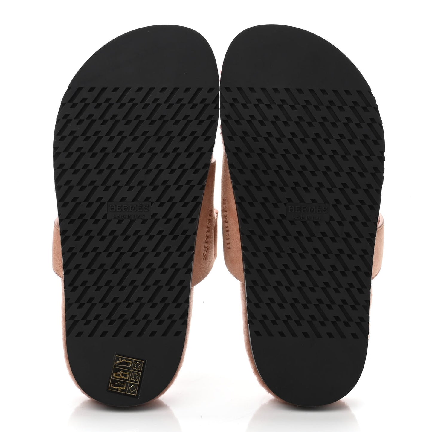 Suede Goatskin Woolskin Womens Chypre Sandals 36 Rose Aube