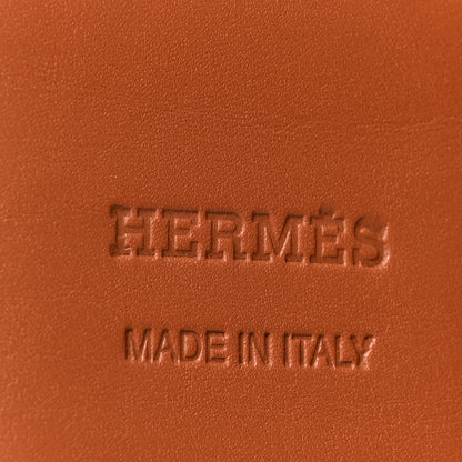 Hermes Supple Calfskin Mens Oscar Loafers 37 Naturel 6 of 8