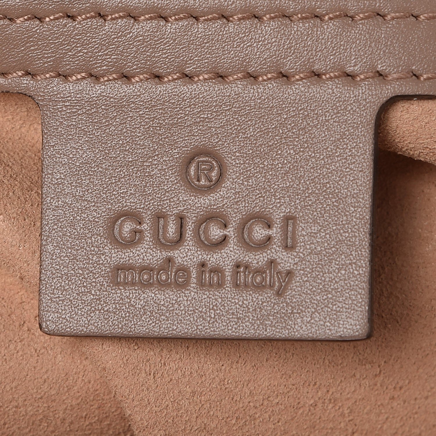 Gucci Calfskin Matelasse Medium GG Marmont Shoulder Bag Porcelain Rose 6 of 7
