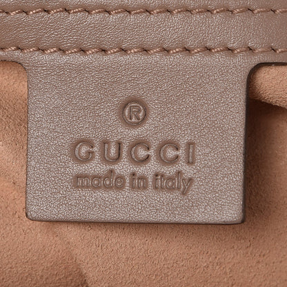 Gucci Calfskin Matelasse Medium GG Marmont Shoulder Bag Porcelain Rose 6 of 7