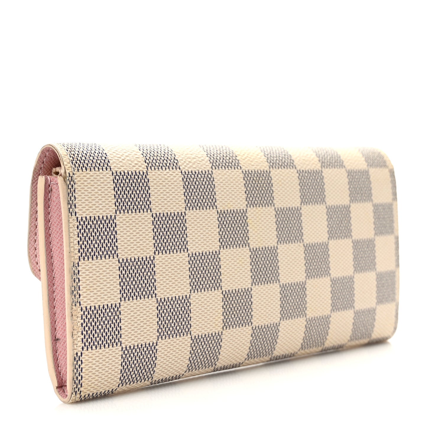Damier Azur Emilie Wallet Rose Ballerine