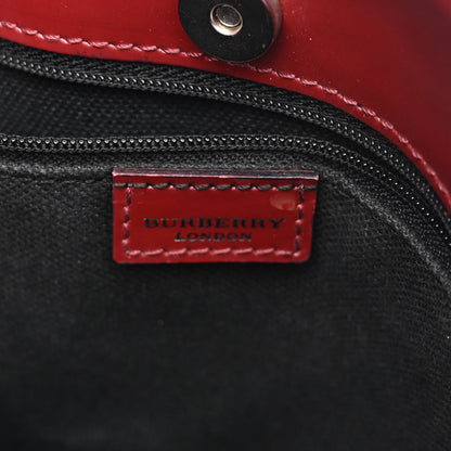 Burberry Haymarket Check Tote Red 5 of 9