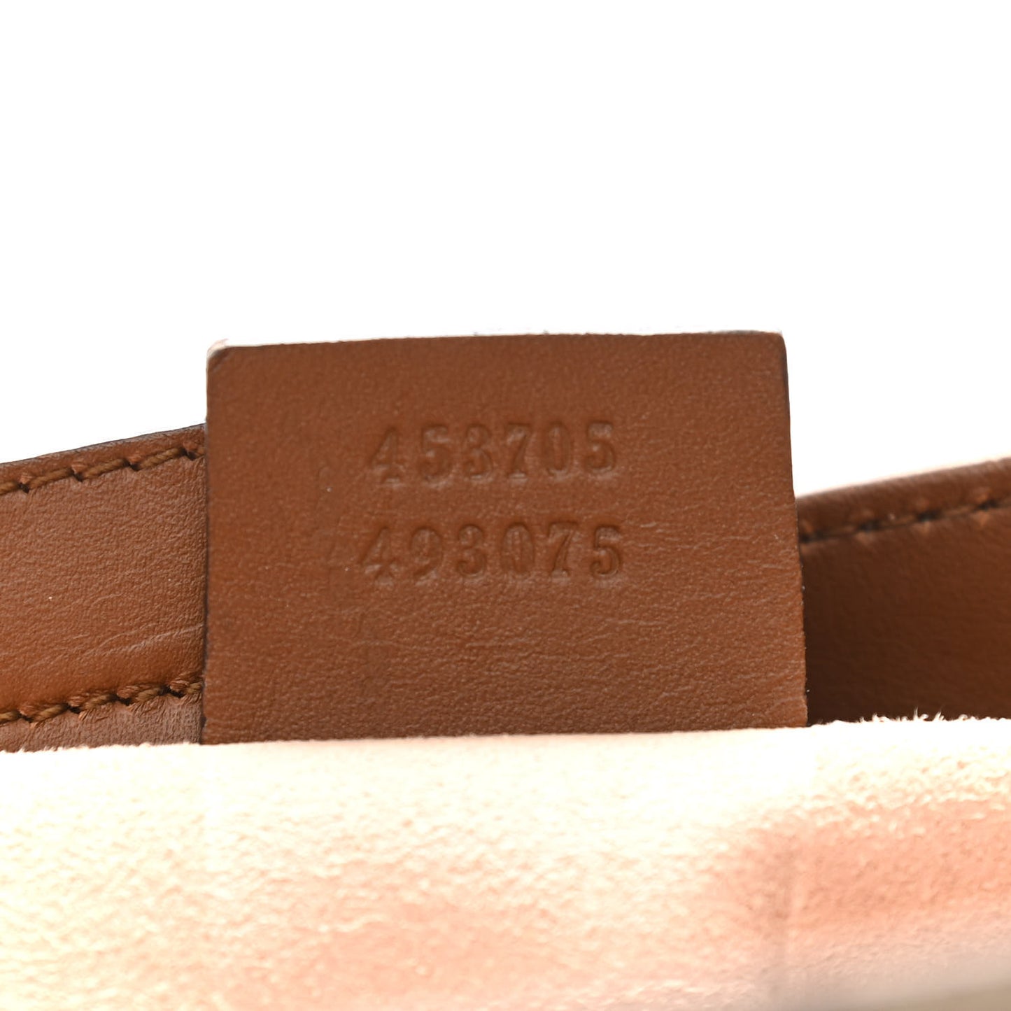 Soft GG Supreme Monogram Embroidered Crossbody Tote Brown