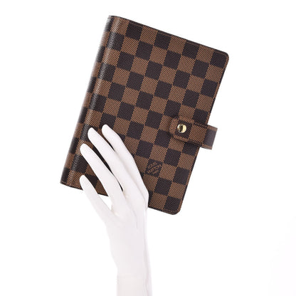 Louis Vuitton Damier Ebene Medium Ring Agenda Cover 2 of 7
