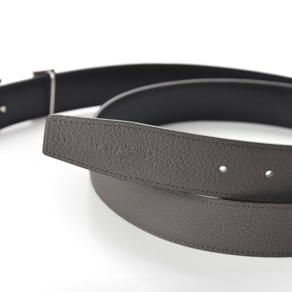 Hermes Box Togo Strie 32mm H Belt 110 Black Etain 5 of 5