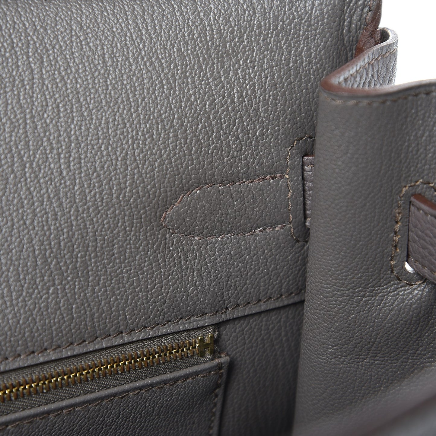 Togo Birkin 35 Etain
