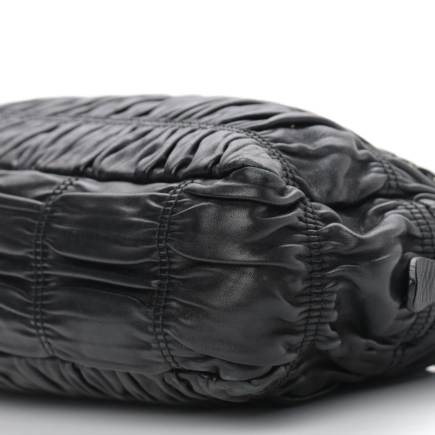 Nappa Gaufre Satchel Black