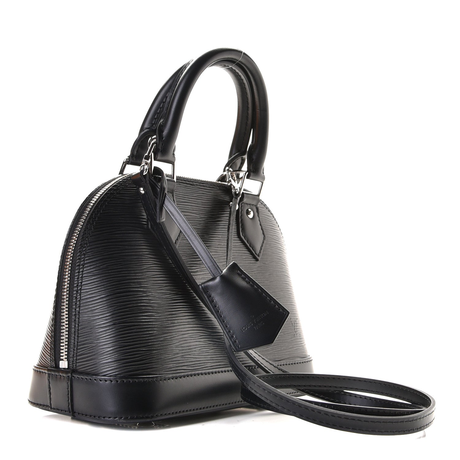 Louis Vuitton Epi Alma BB Black 3 of 9