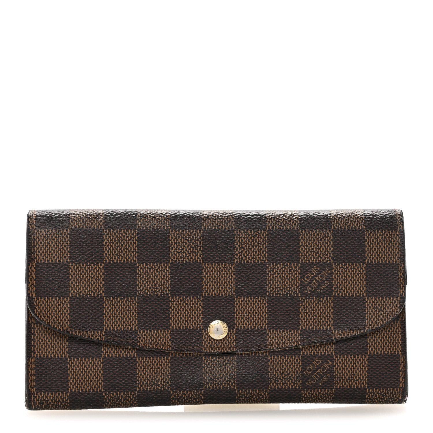 Louis Vuitton Damier Ebene Emilie Wallet 1 of 9