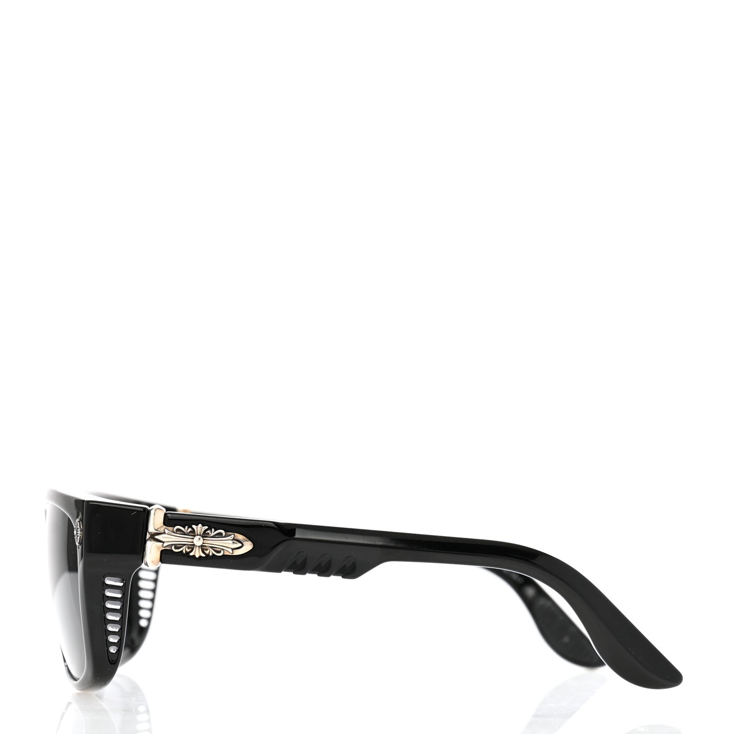 Acetate Disco Stick Sunglasses Black