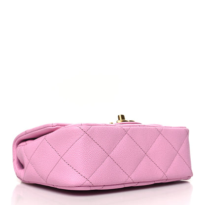 Chanel Caviar Quilted Mini Sweetheart Flap Lilac 4 of 11