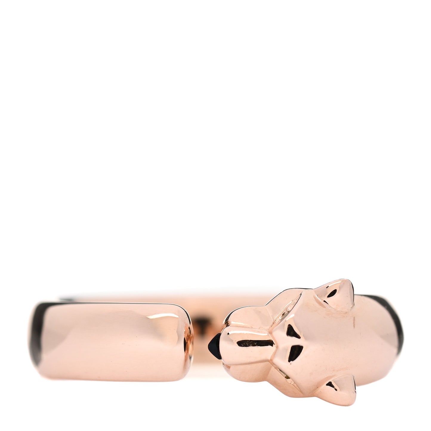 18K Pink Gold Tsavorite Onyx Panthere De Cartier Ring 51 5.75