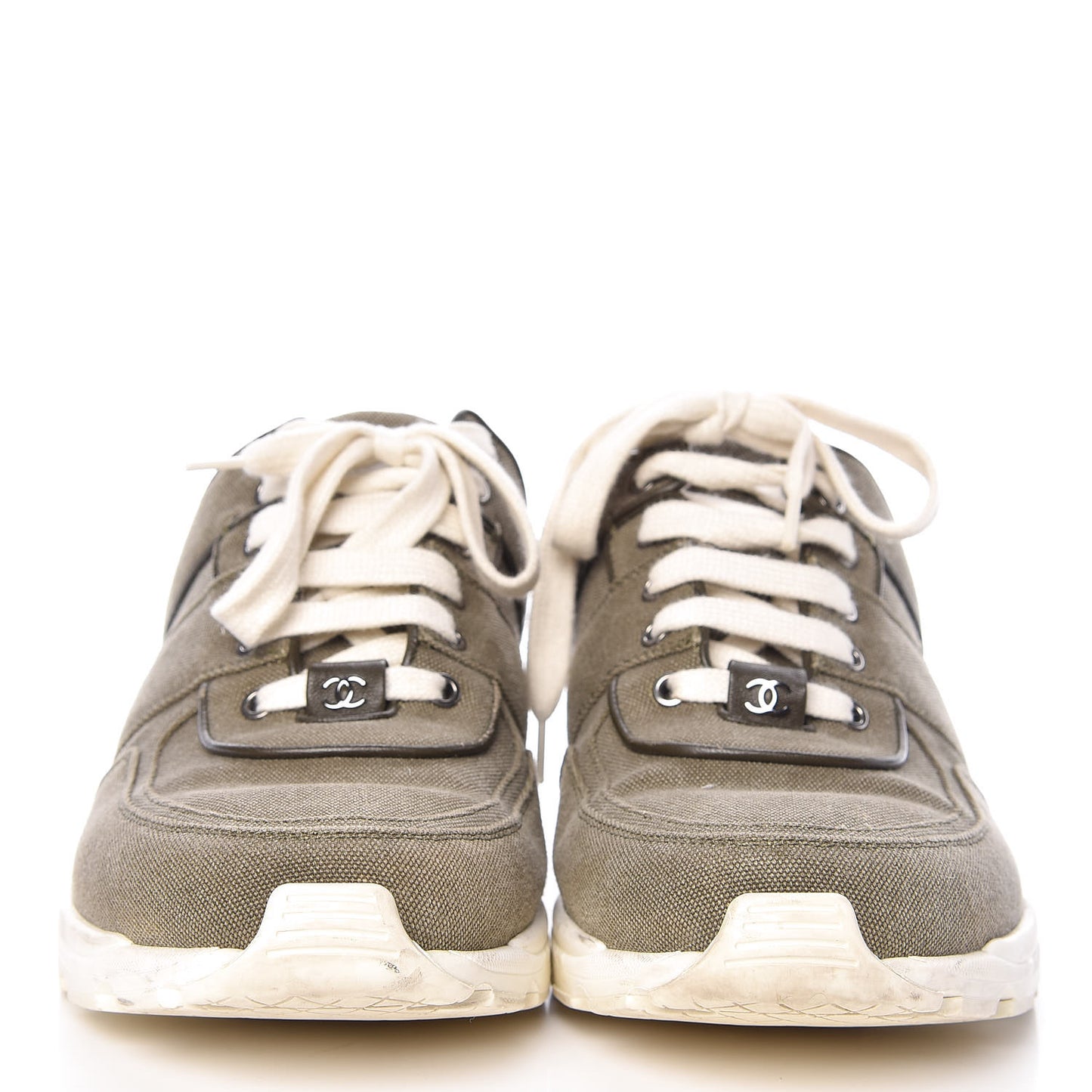 Canvas Mens Sneakers 44 Khaki