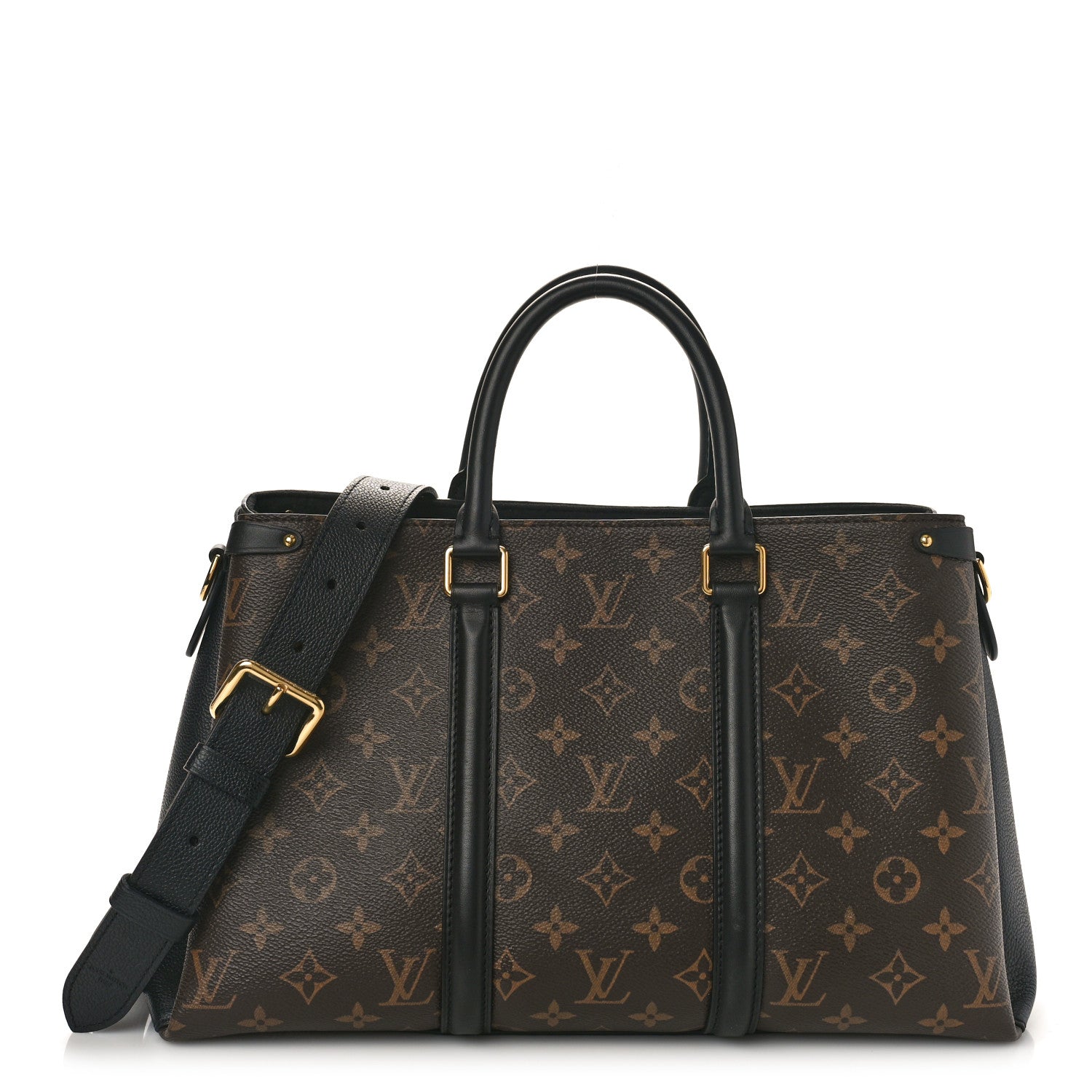 Louis Vuitton Monogram Soufflot MM Black 1 of 9