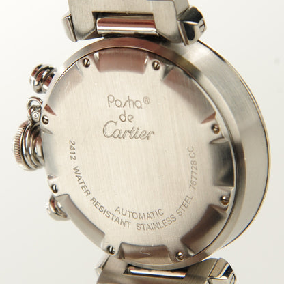 Cartier Stainless Steel 35mm Pasha C Chronograph Automatic Watch 4 of 7